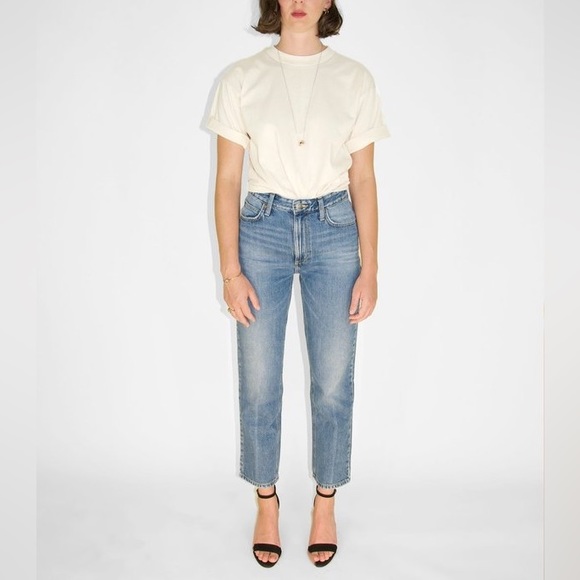 NWT Women’s Size 26 X 27 Lee Vintage Modern High Rise Straight Leg Ankle Jeans - Picture 2 of 14